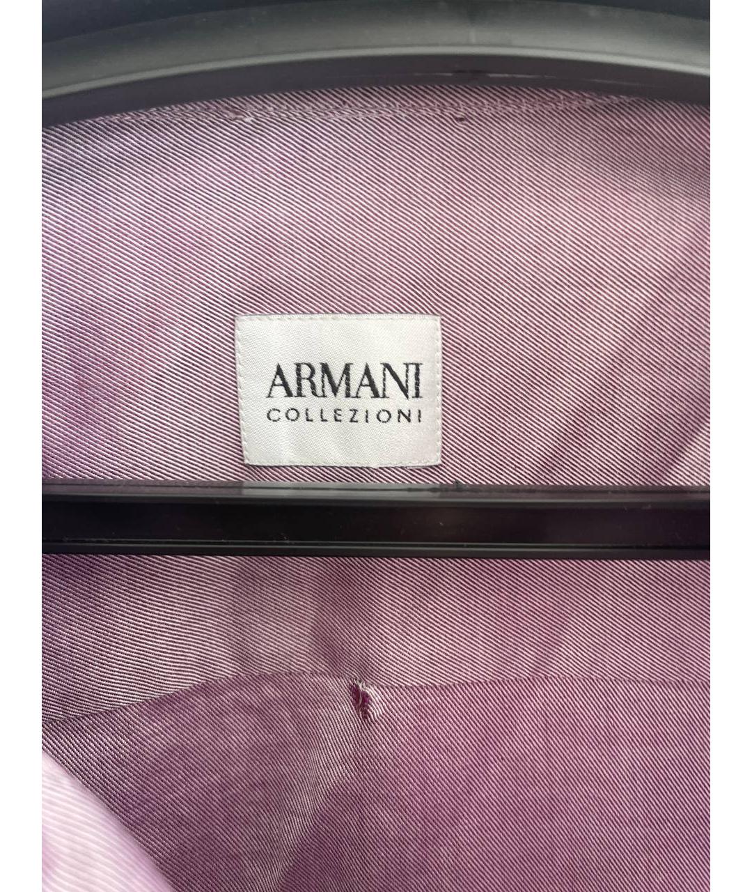 ARMANI COLLEZIONI Розовая классическая рубашка, фото 3