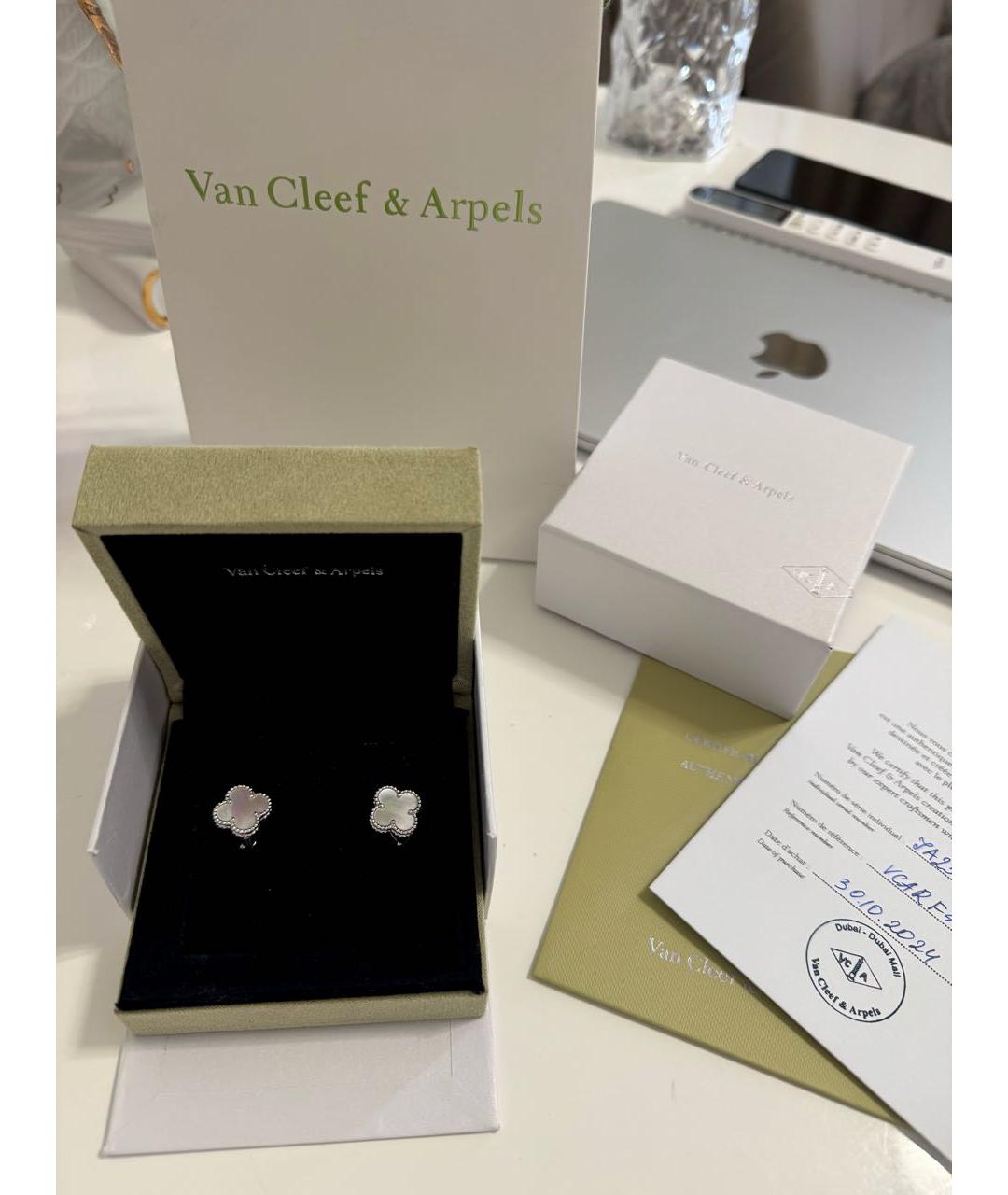 VAN CLEEF & ARPELS Серьги из белого золота, фото 2