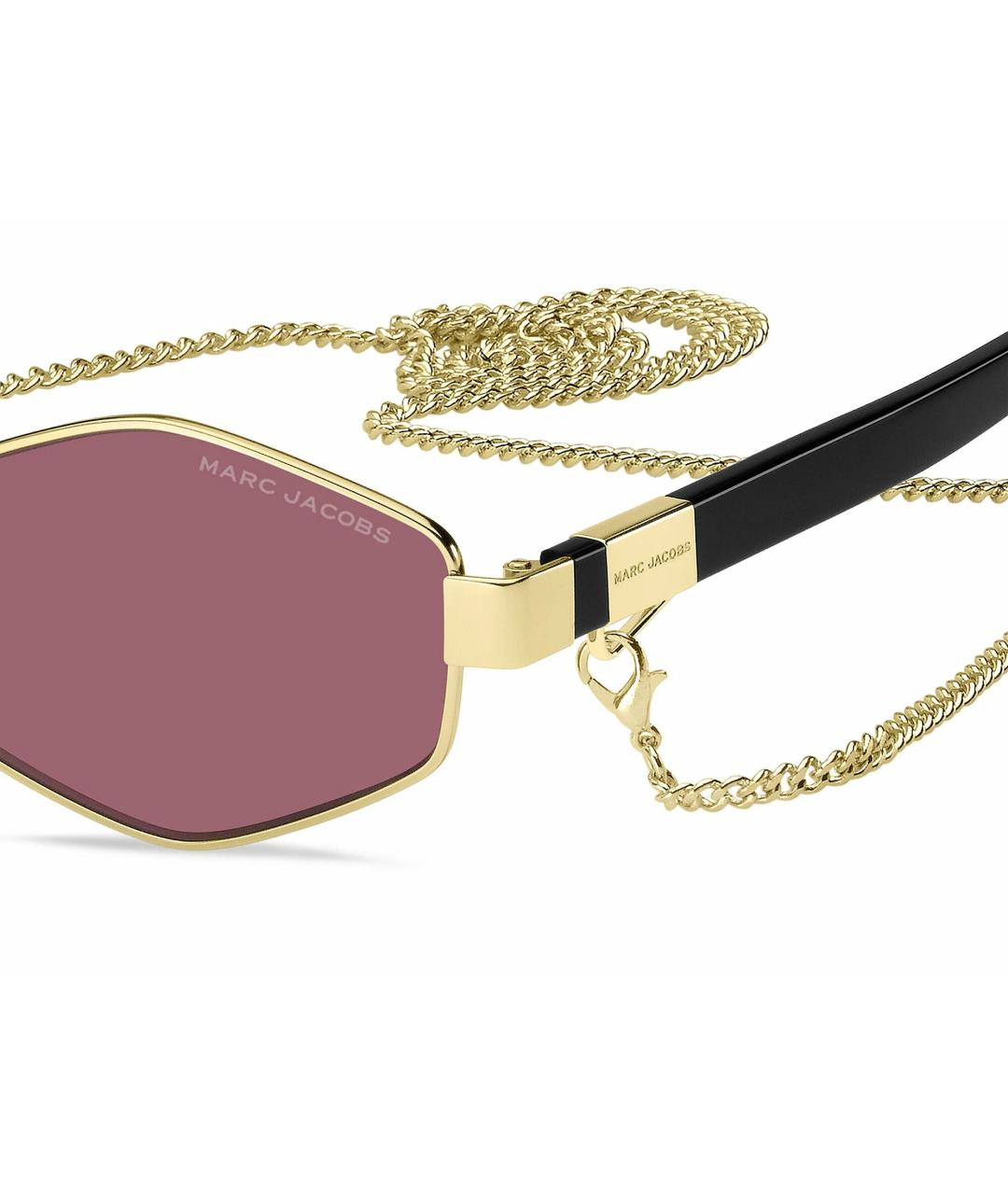 MARC JACOBS Розовые металлические солнцезащитные очки, фото 4