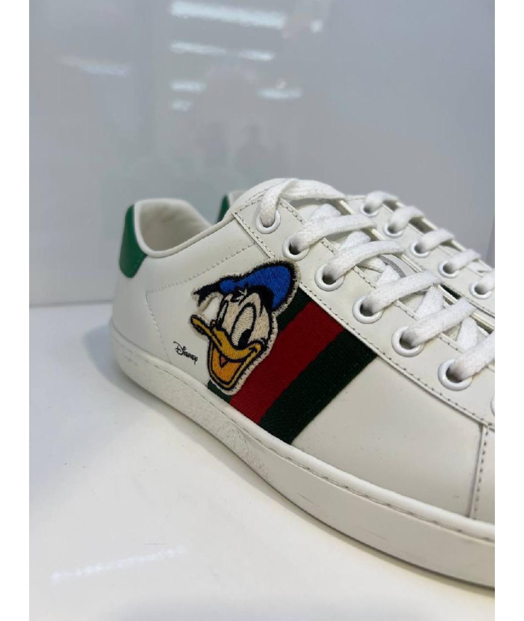 GUCCI Белые кеды, фото 3
