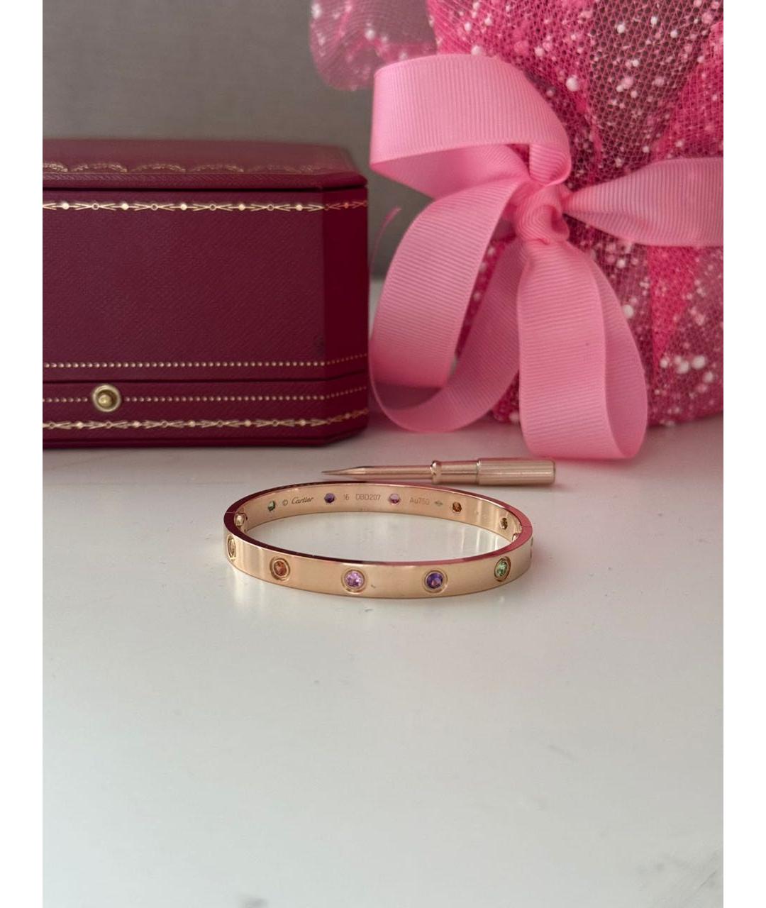 CARTIER Золотой браслет из розового золота, фото 2