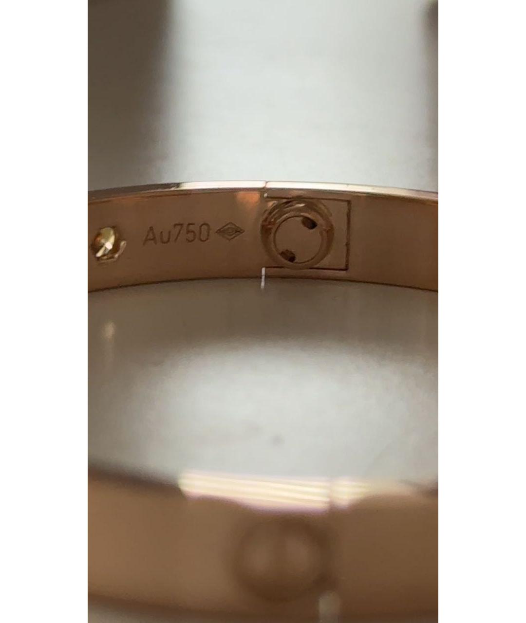 CARTIER Золотой браслет из розового золота, фото 5