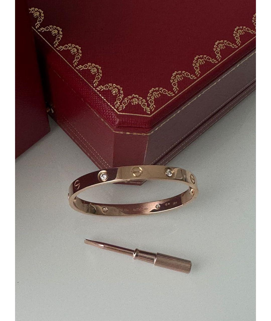 CARTIER Золотой браслет из розового золота, фото 2