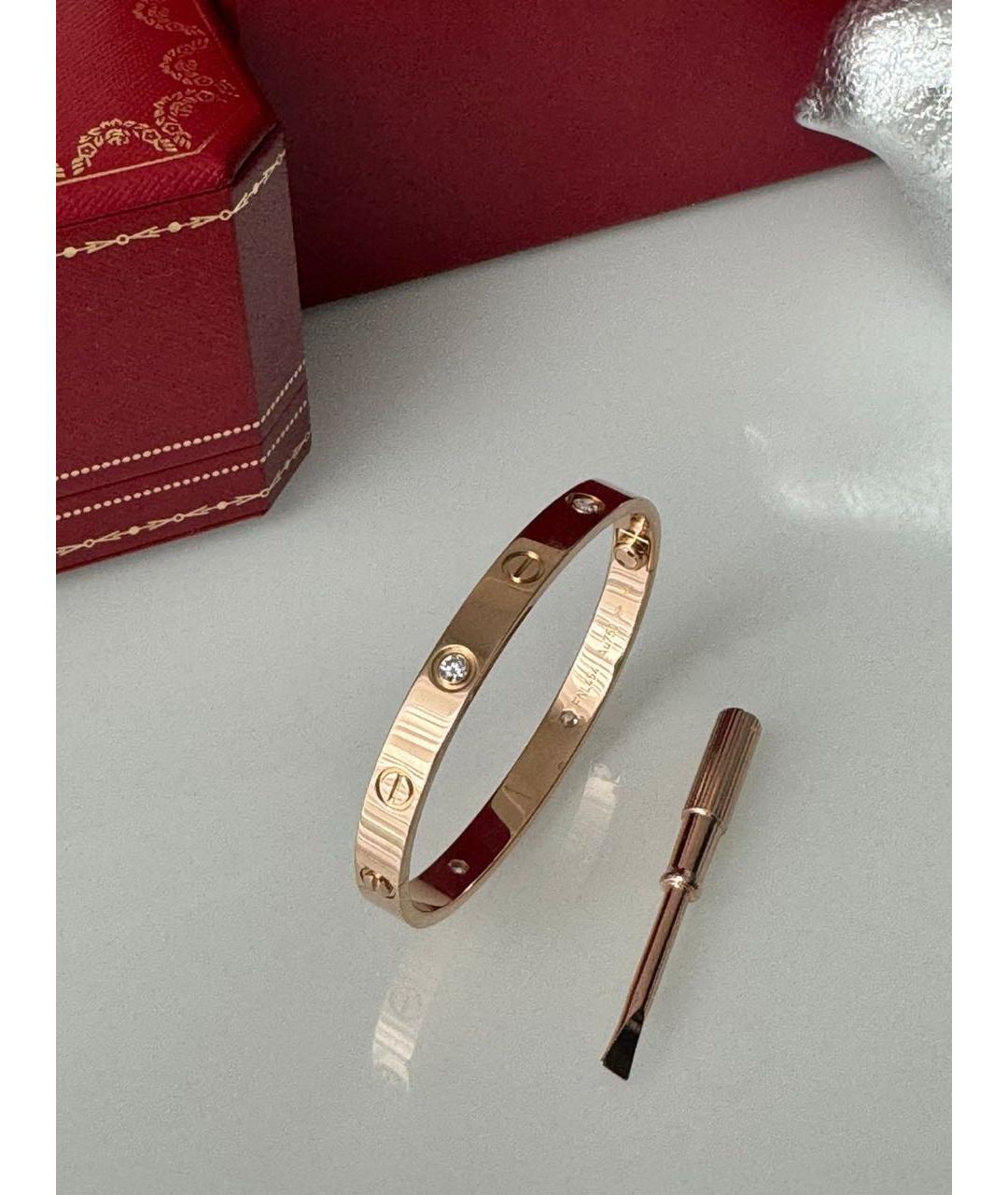 CARTIER Золотой браслет из розового золота, фото 3
