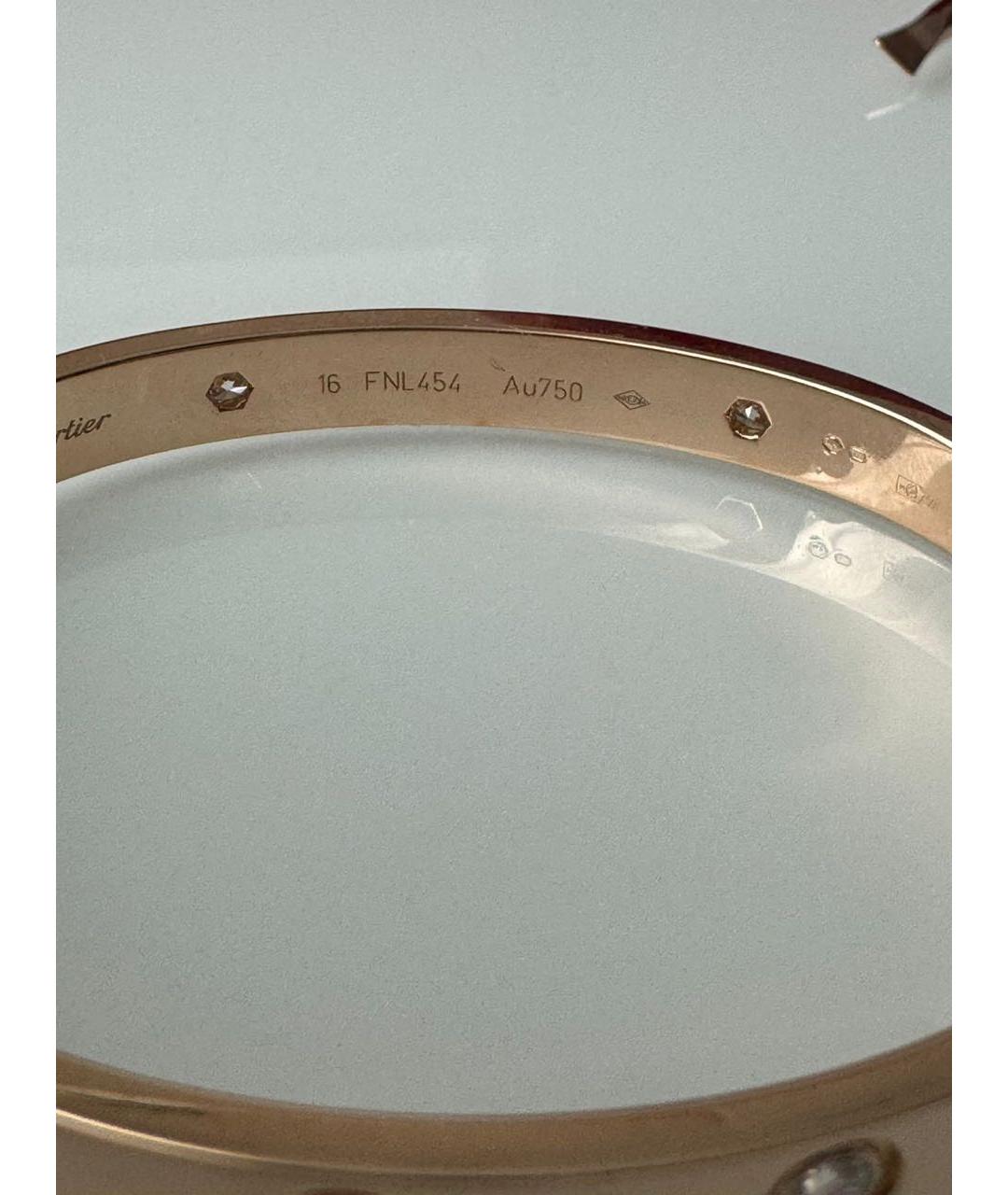 CARTIER Золотой браслет из розового золота, фото 4