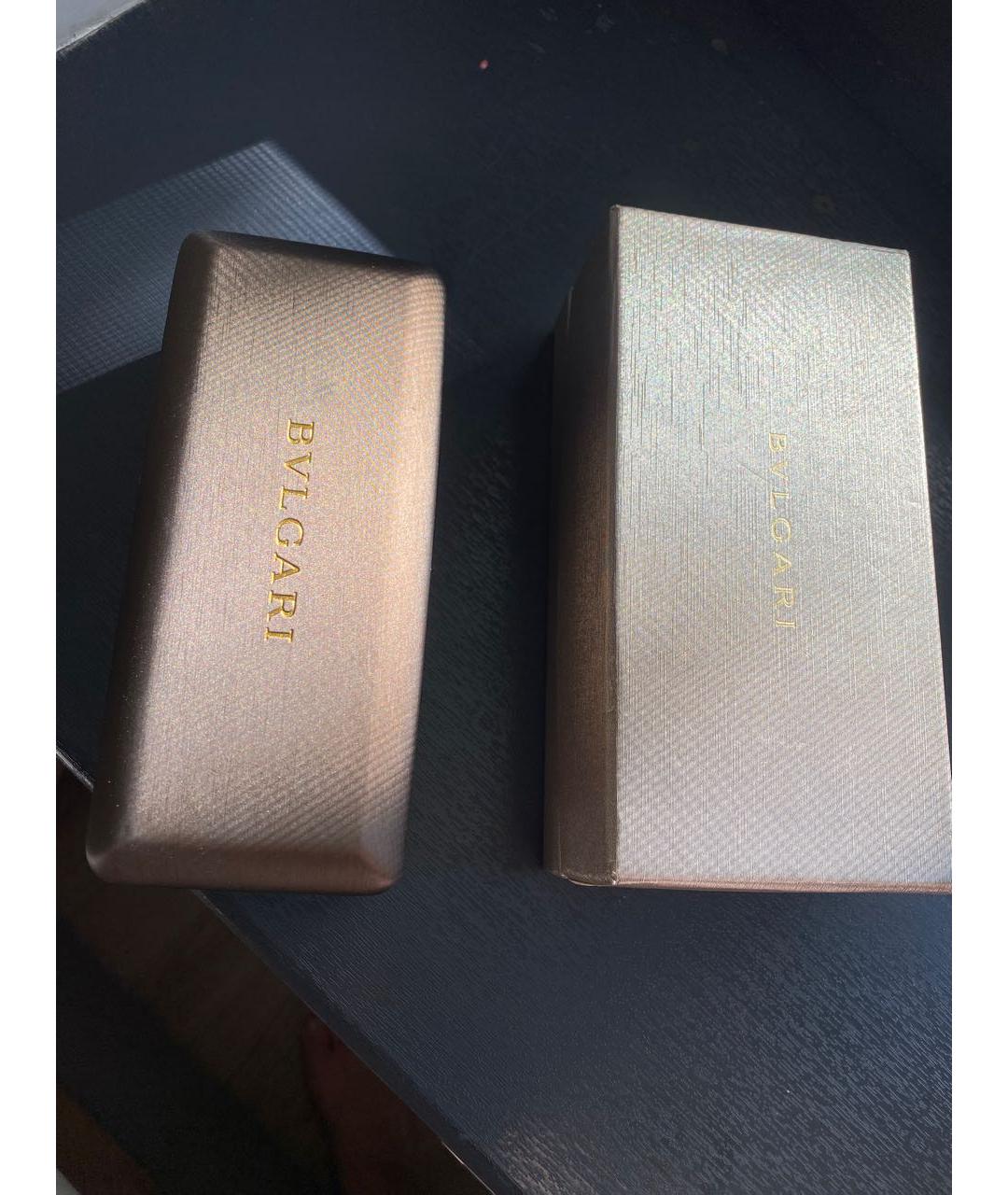 BVLGARI Черные пластиковые солнцезащитные очки, фото 4