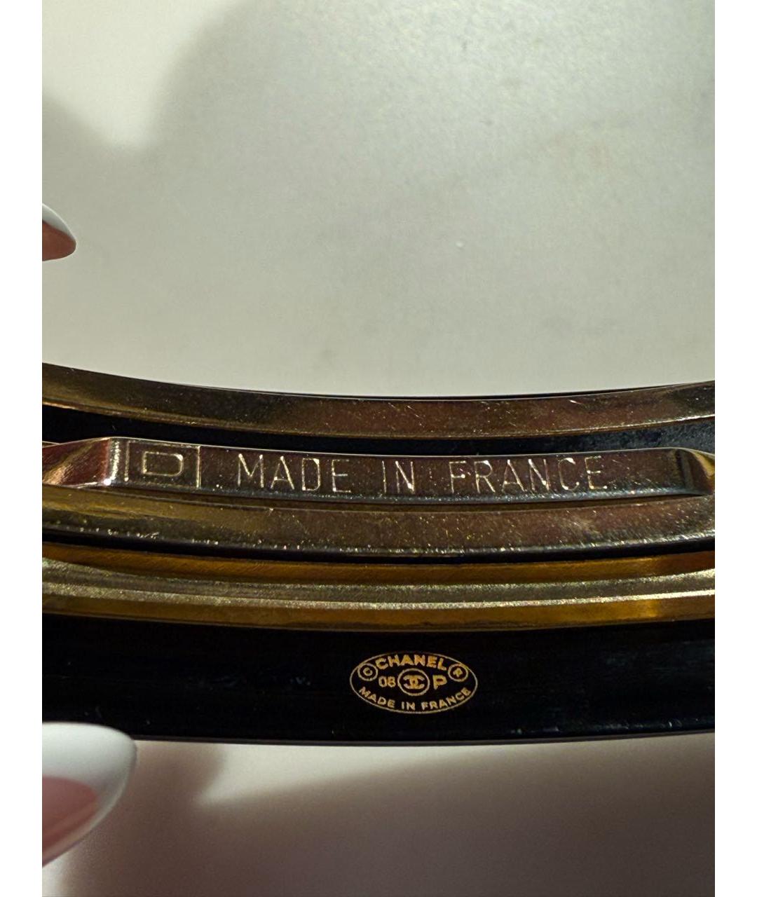 CHANEL Черная заколка, фото 2