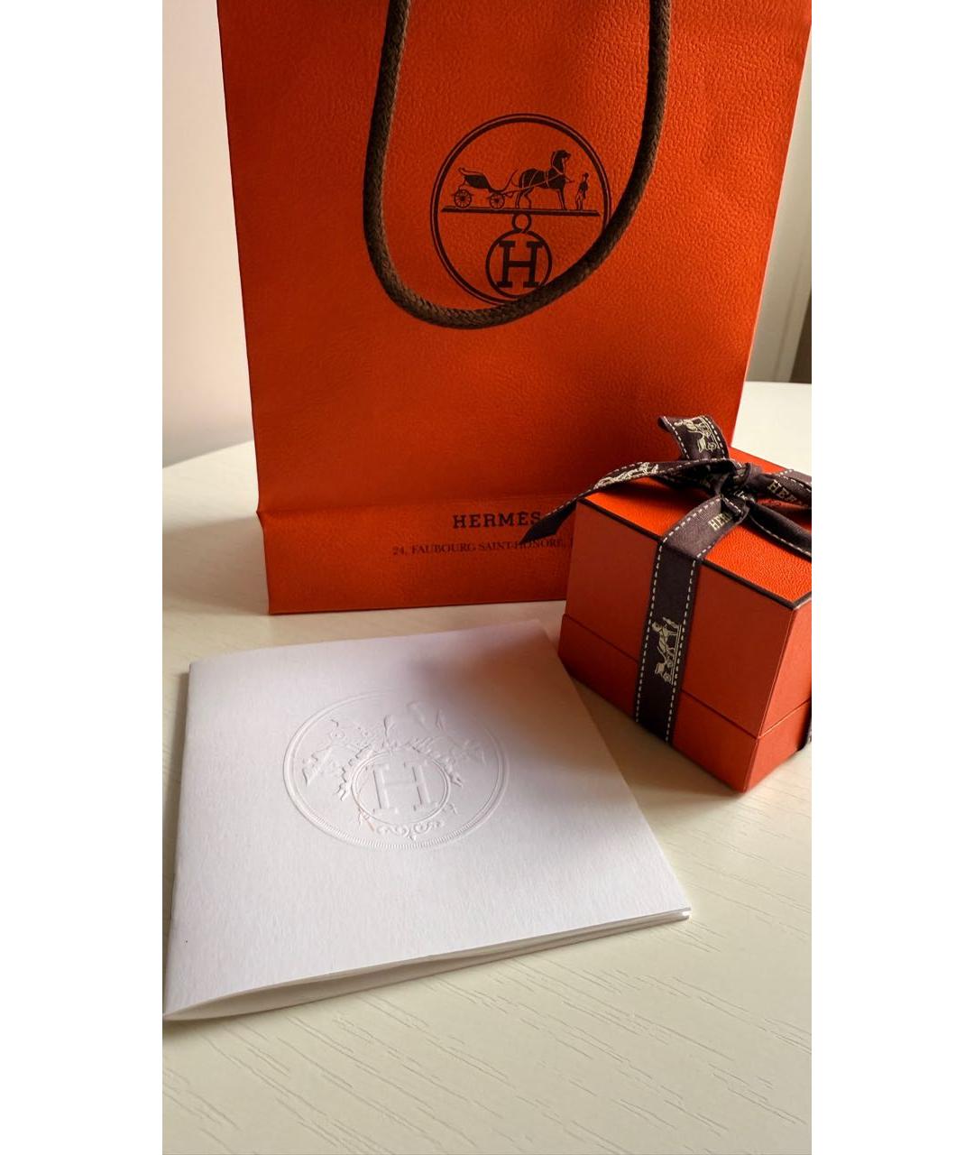 HERMES Серебряное серебряное кольцо, фото 5