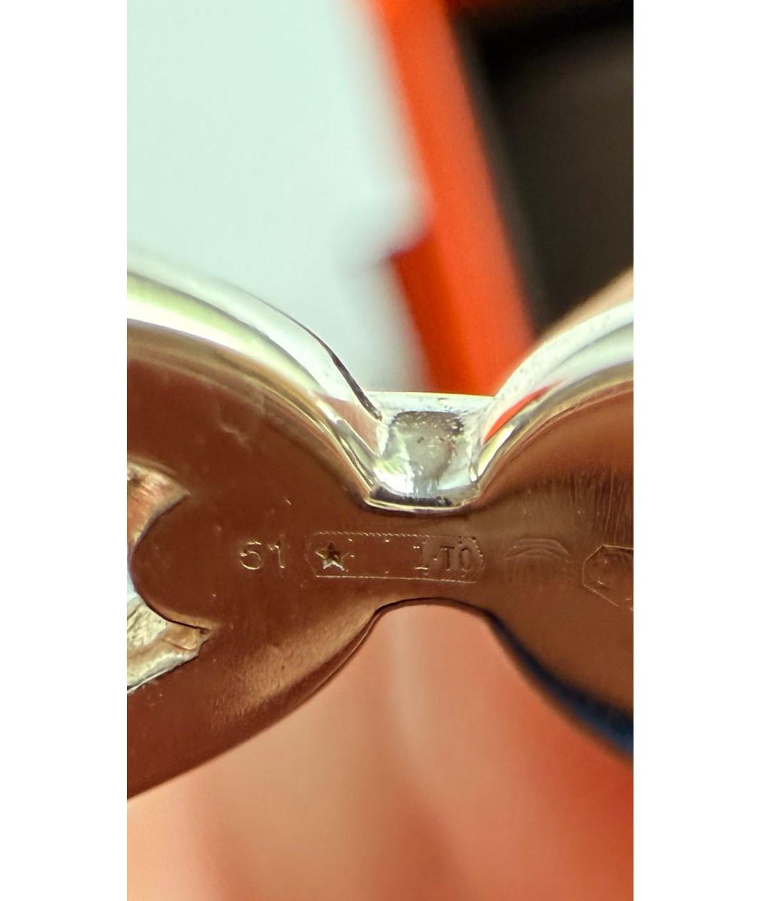 HERMES Серебряное серебряное кольцо, фото 4