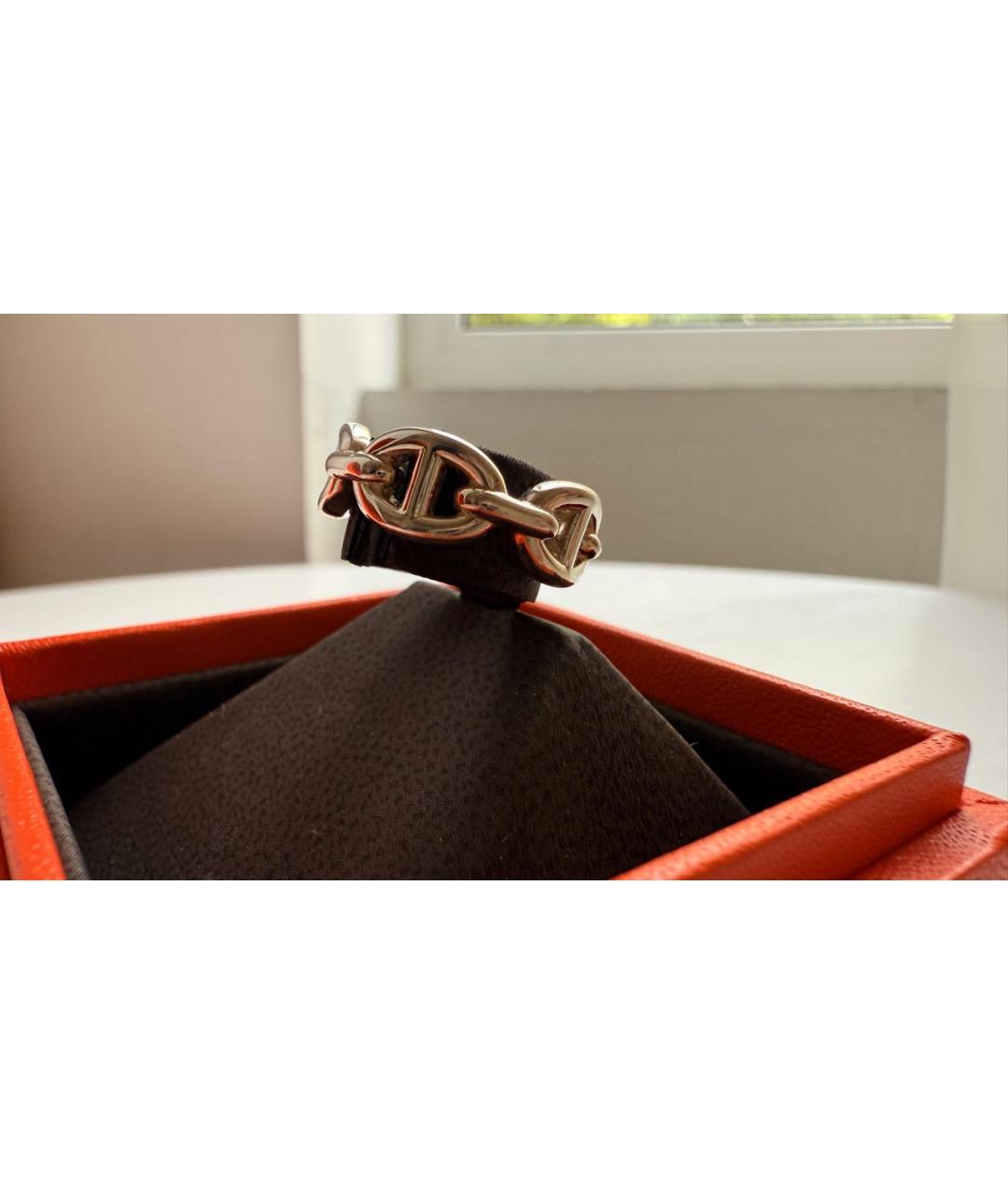 HERMES Серебряное серебряное кольцо, фото 3
