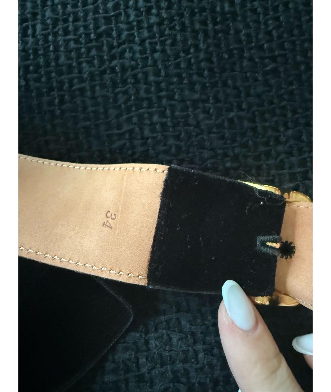 LOUIS VUITTON Черная юбка миди, фото 6
