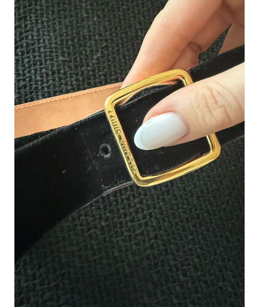 LOUIS VUITTON Черная юбка миди, фото 5