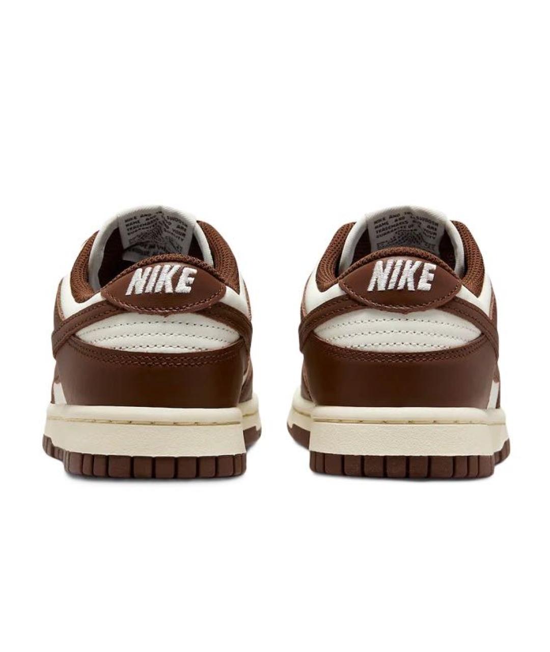 NIKE Коричневые кожаные кроссовки, фото 3