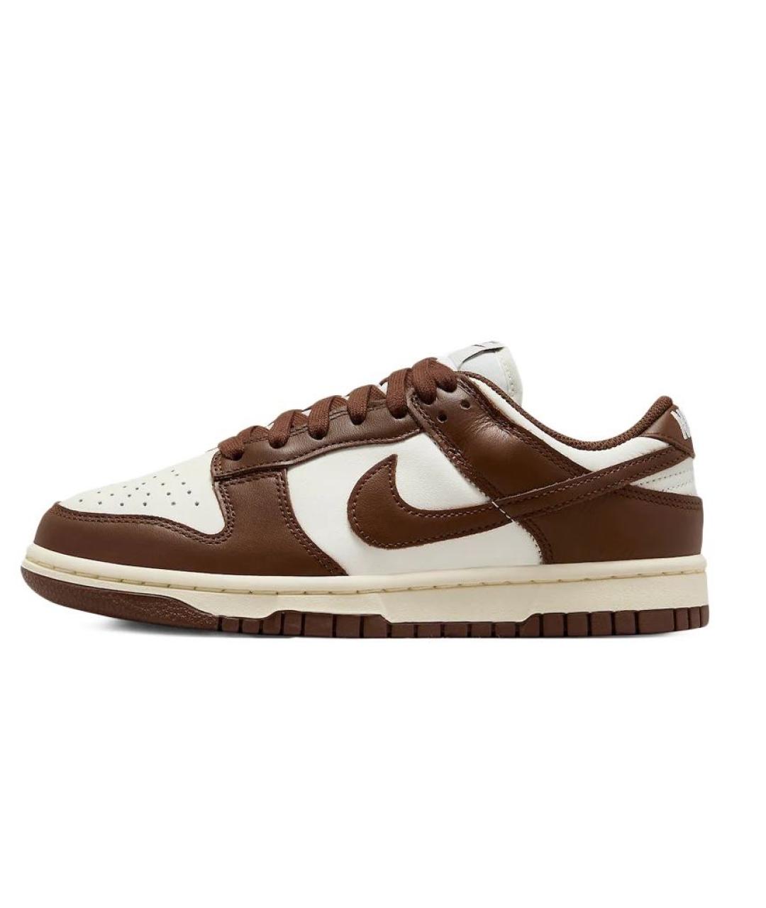 NIKE Коричневые кожаные кроссовки, фото 9