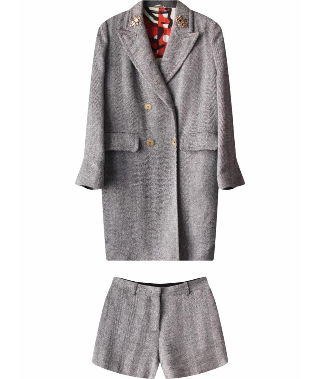 ERMANNO SCERVINO Мульти льняной костюм с брюками, фото 1