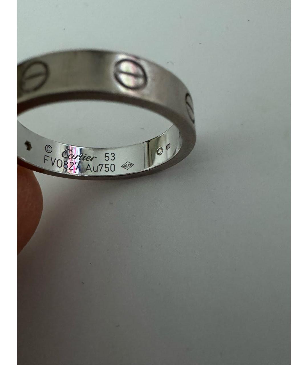 CARTIER Серебряное кольцо из белого золота, фото 6