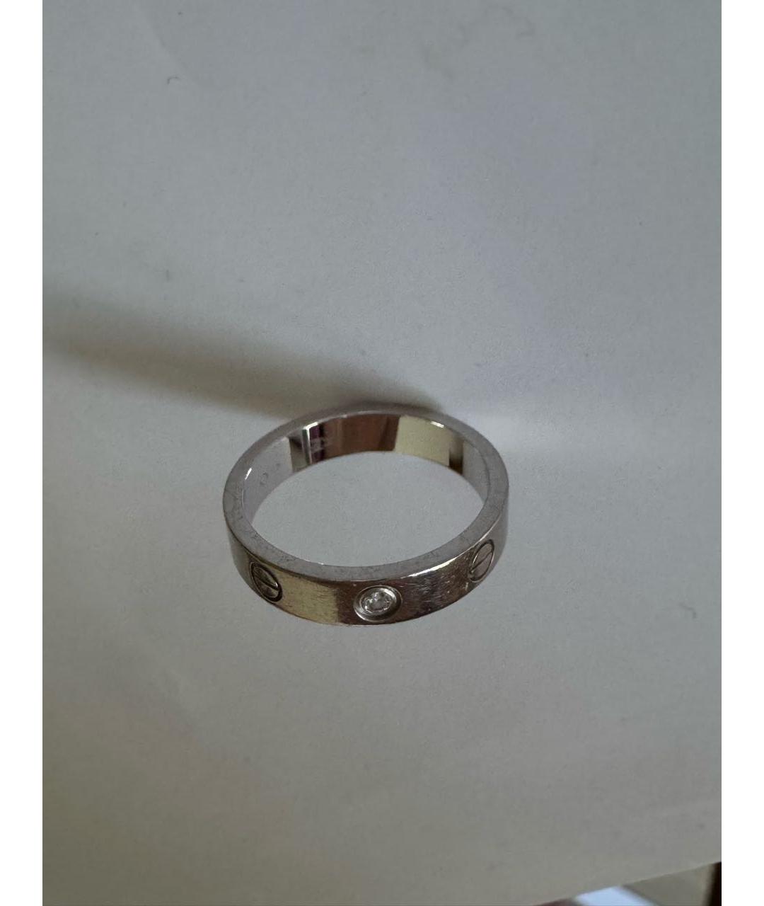 CARTIER Серебряное кольцо из белого золота, фото 3