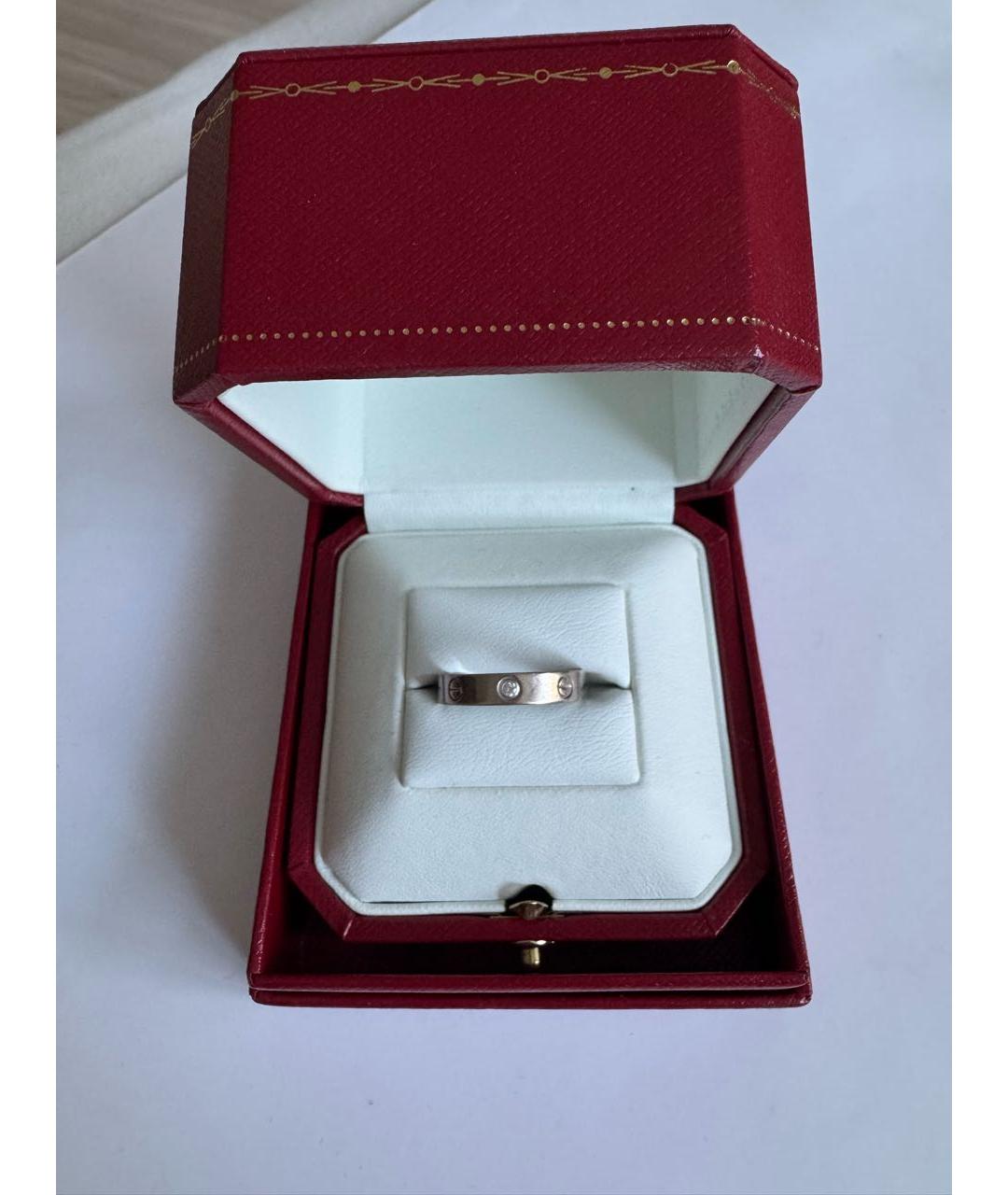CARTIER Серебряное кольцо из белого золота, фото 8