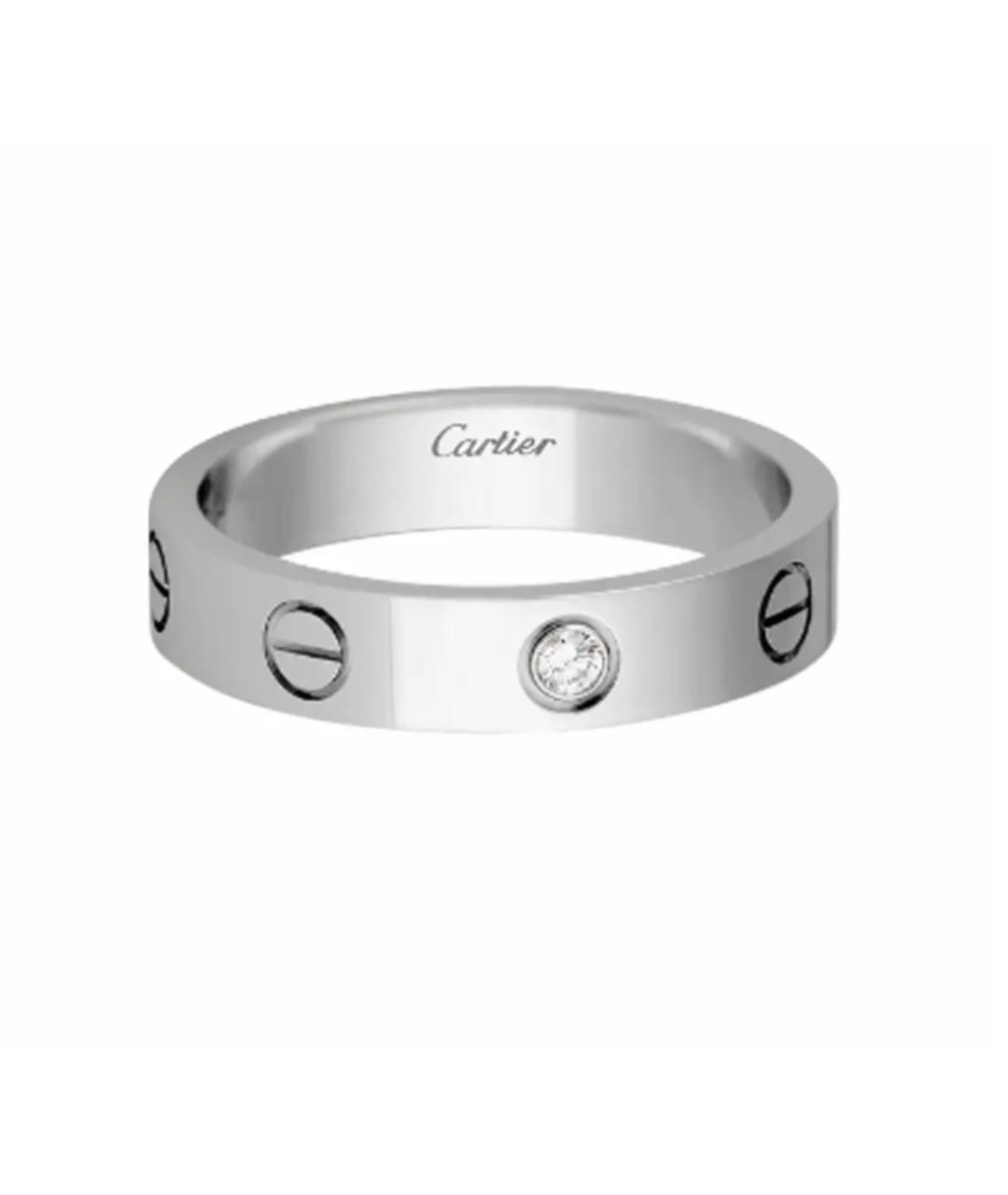 CARTIER Серебряное кольцо из белого золота, фото 1