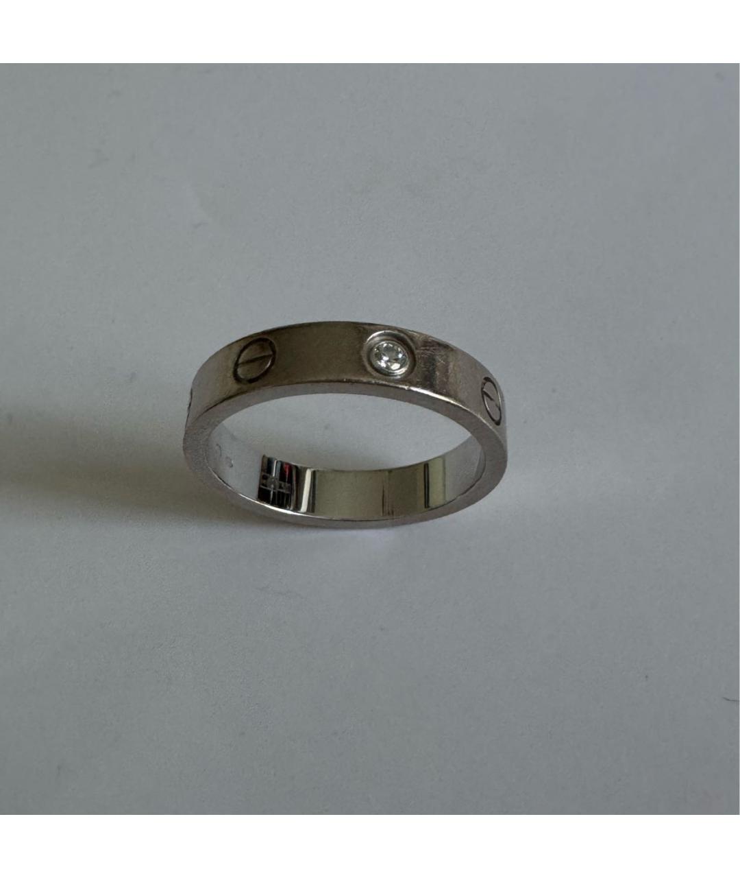 CARTIER Серебряное кольцо из белого золота, фото 2