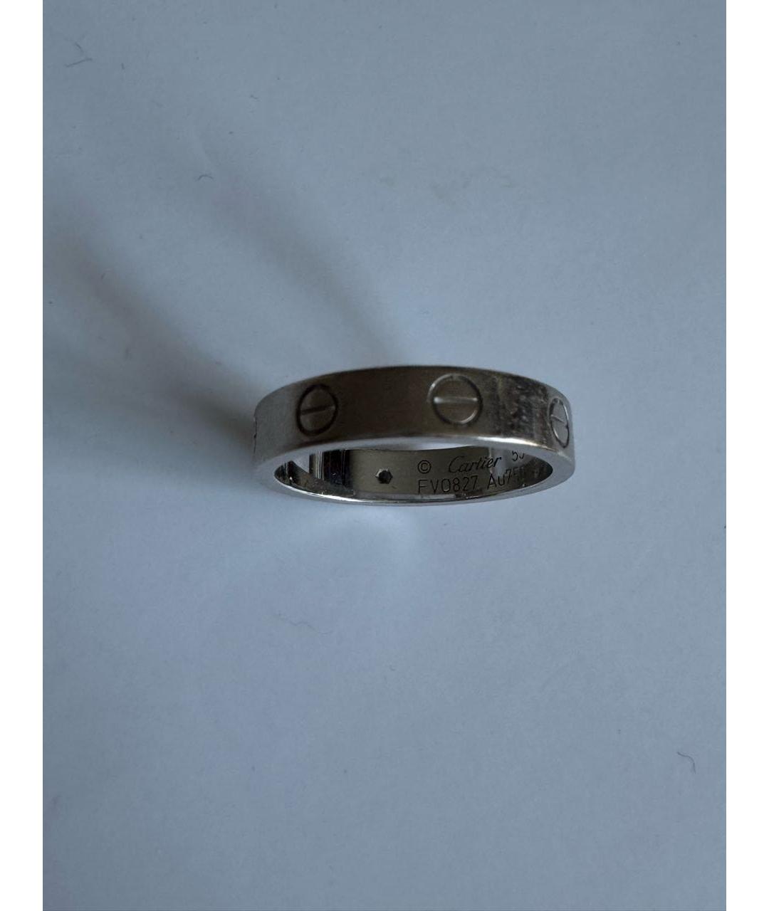 CARTIER Серебряное кольцо из белого золота, фото 4