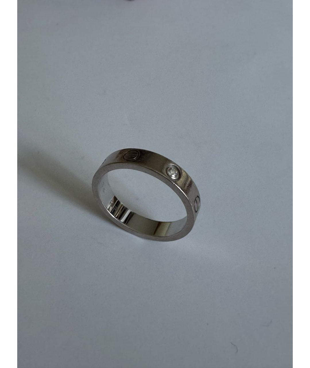 CARTIER Серебряное кольцо из белого золота, фото 5