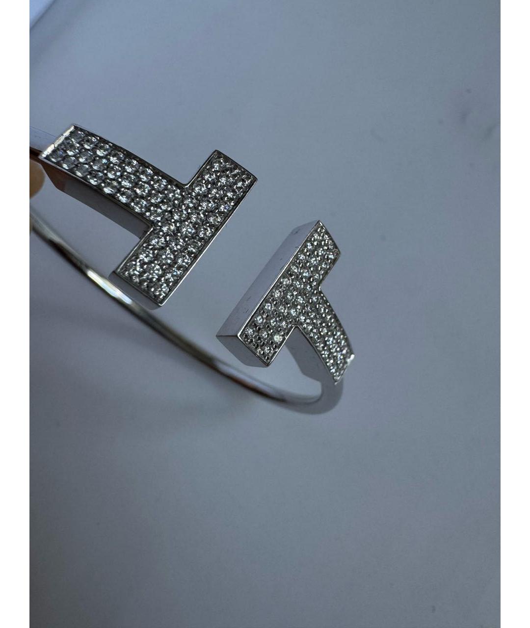 TIFFANY&CO Серебрянный браслет из белого золота, фото 5