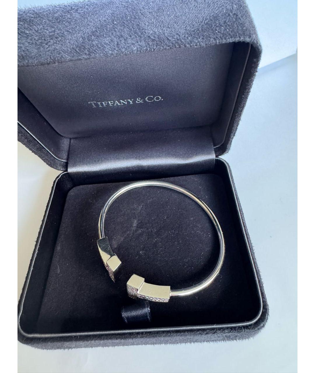 TIFFANY&CO Серебрянный браслет из белого золота, фото 8
