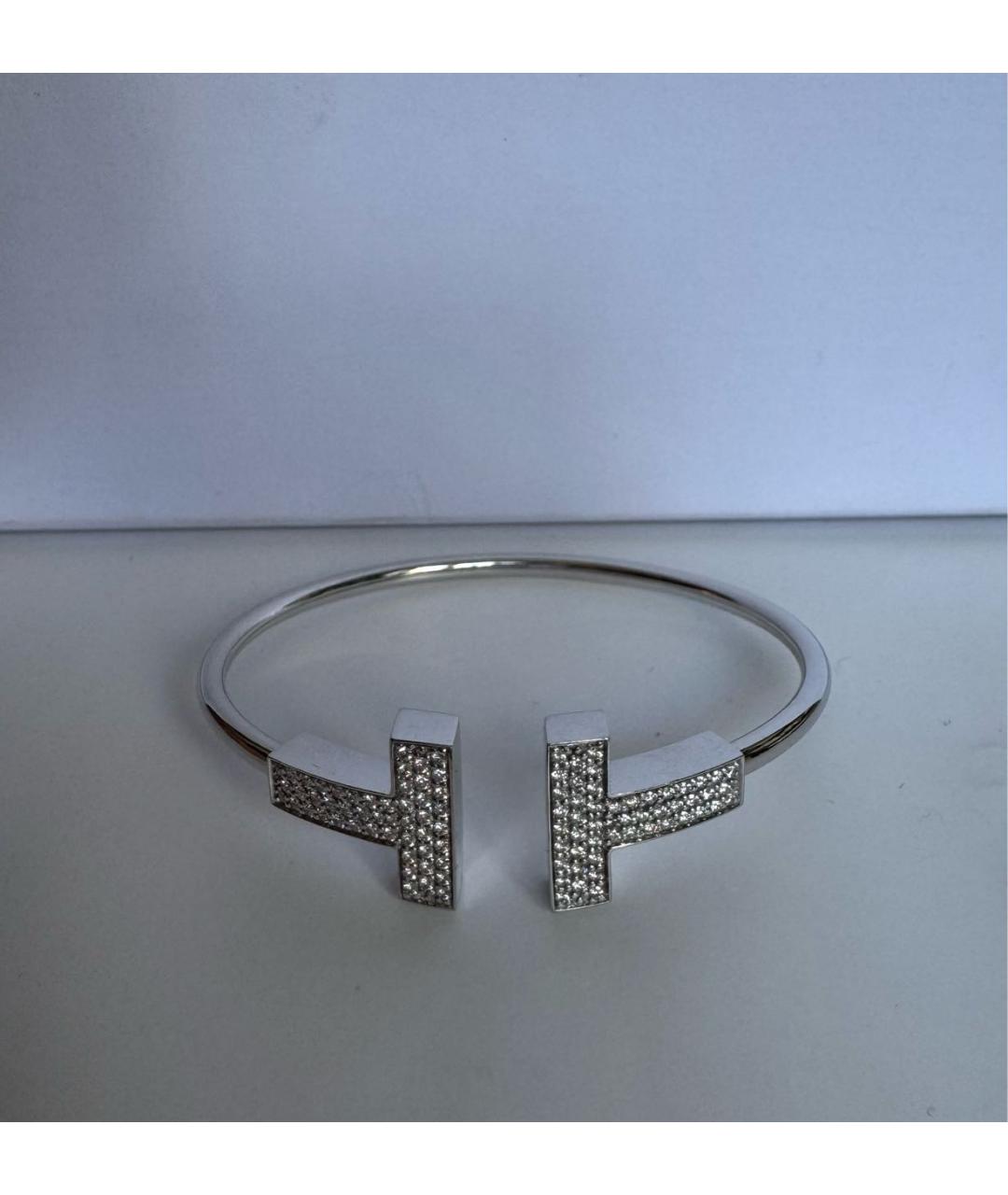 TIFFANY&CO Серебрянный браслет из белого золота, фото 2