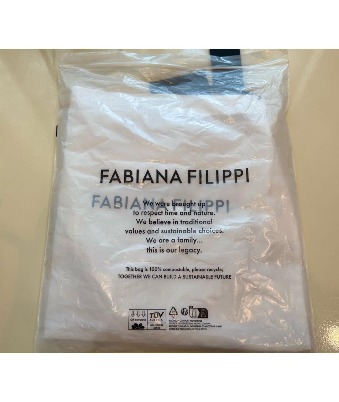 FABIANA FILIPPI Бежевый хлопковый шарф, фото 4