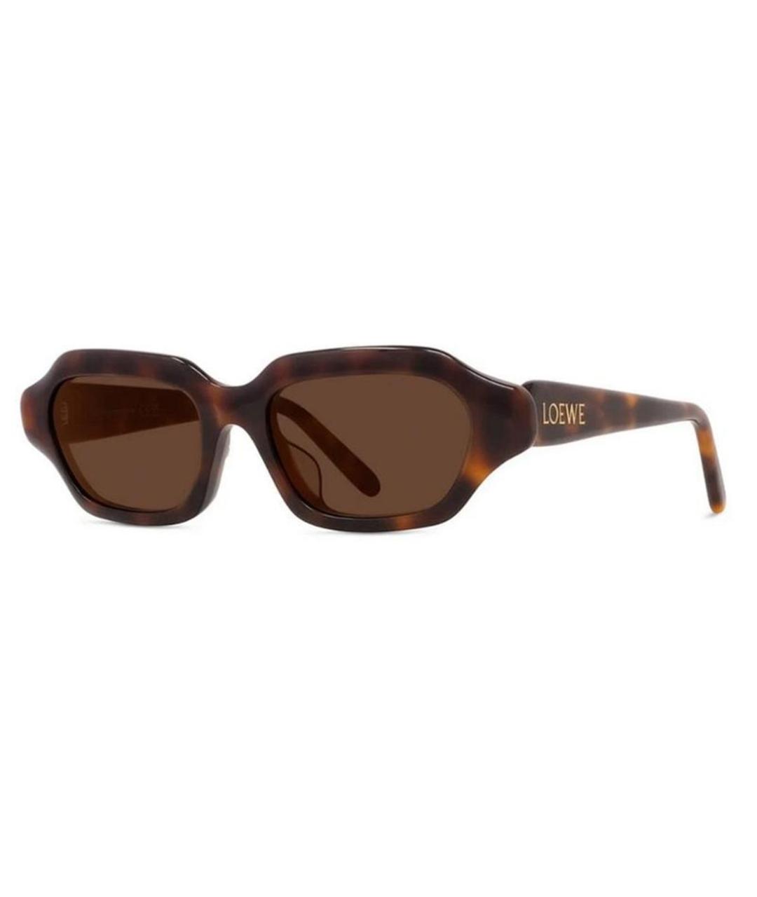 LOEWE Коричневые солнцезащитные очки, фото 1