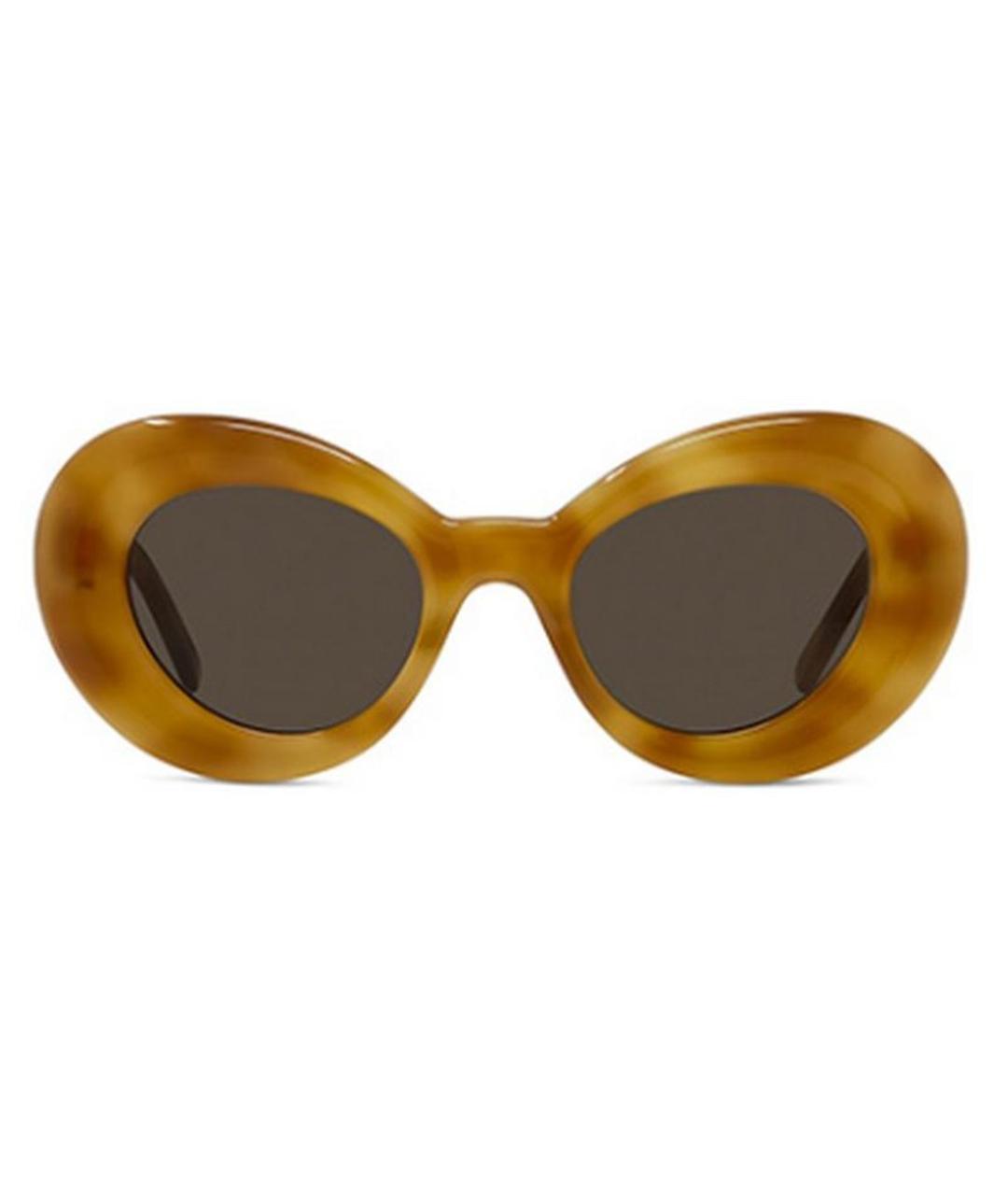 LOEWE Горчичные солнцезащитные очки, фото 2