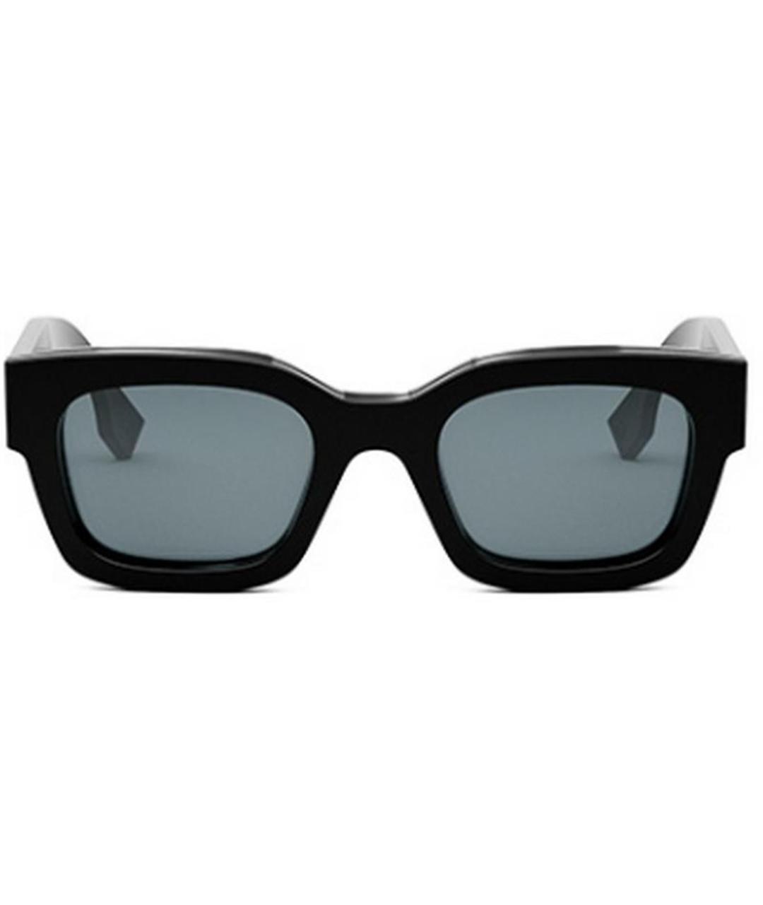 FENDI Черные солнцезащитные очки, фото 2