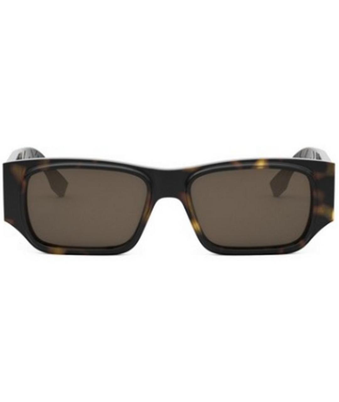 FENDI Мульти пластиковые солнцезащитные очки, фото 2