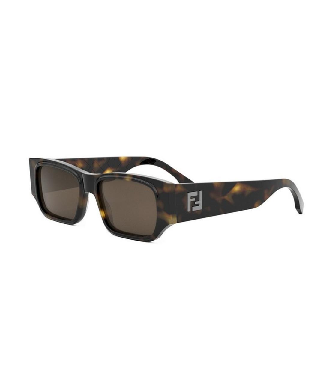 FENDI Мульти пластиковые солнцезащитные очки, фото 1