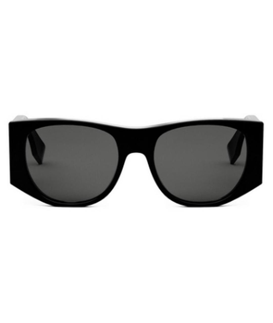 FENDI Черные солнцезащитные очки, фото 2