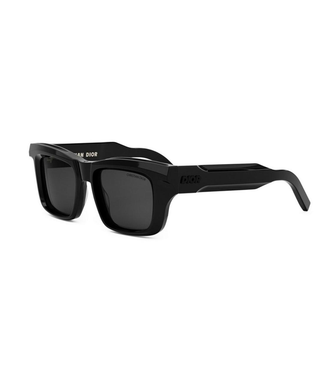 CHRISTIAN DIOR Черные пластиковые солнцезащитные очки, фото 1