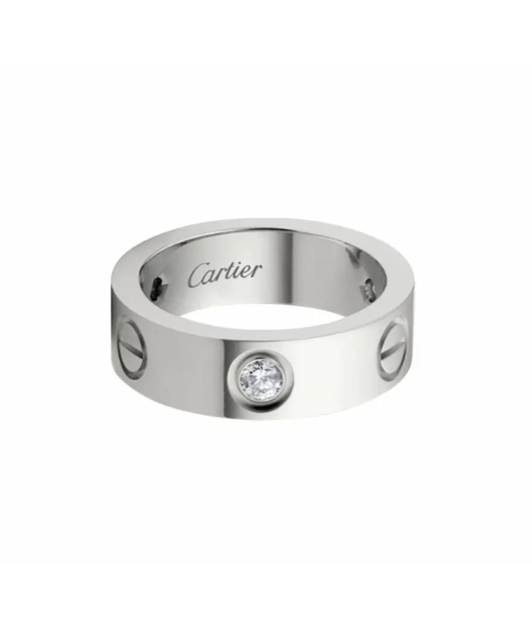CARTIER Серебряное кольцо из белого золота, фото 1