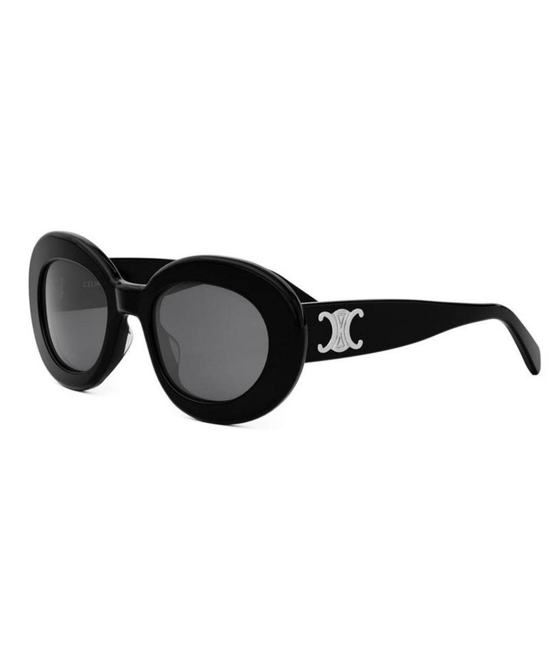 CELINE Черные пластиковые солнцезащитные очки, фото 2