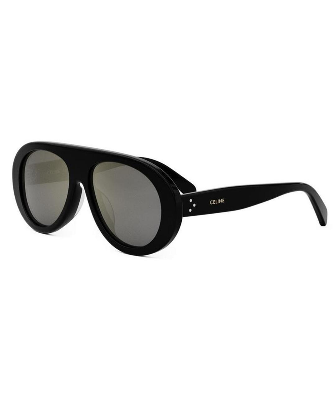 CELINE Черные пластиковые солнцезащитные очки, фото 1