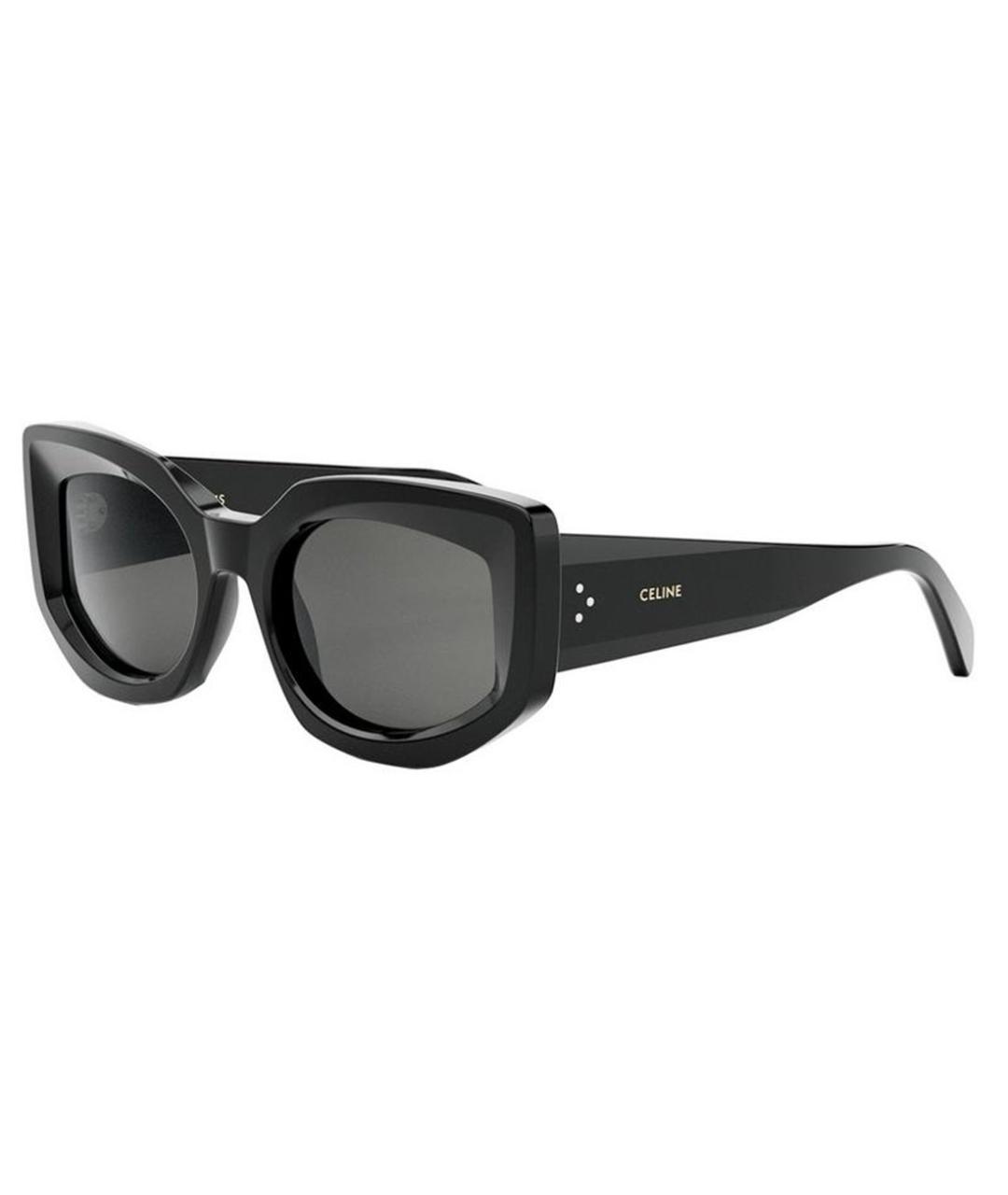 CELINE Черные пластиковые солнцезащитные очки, фото 1