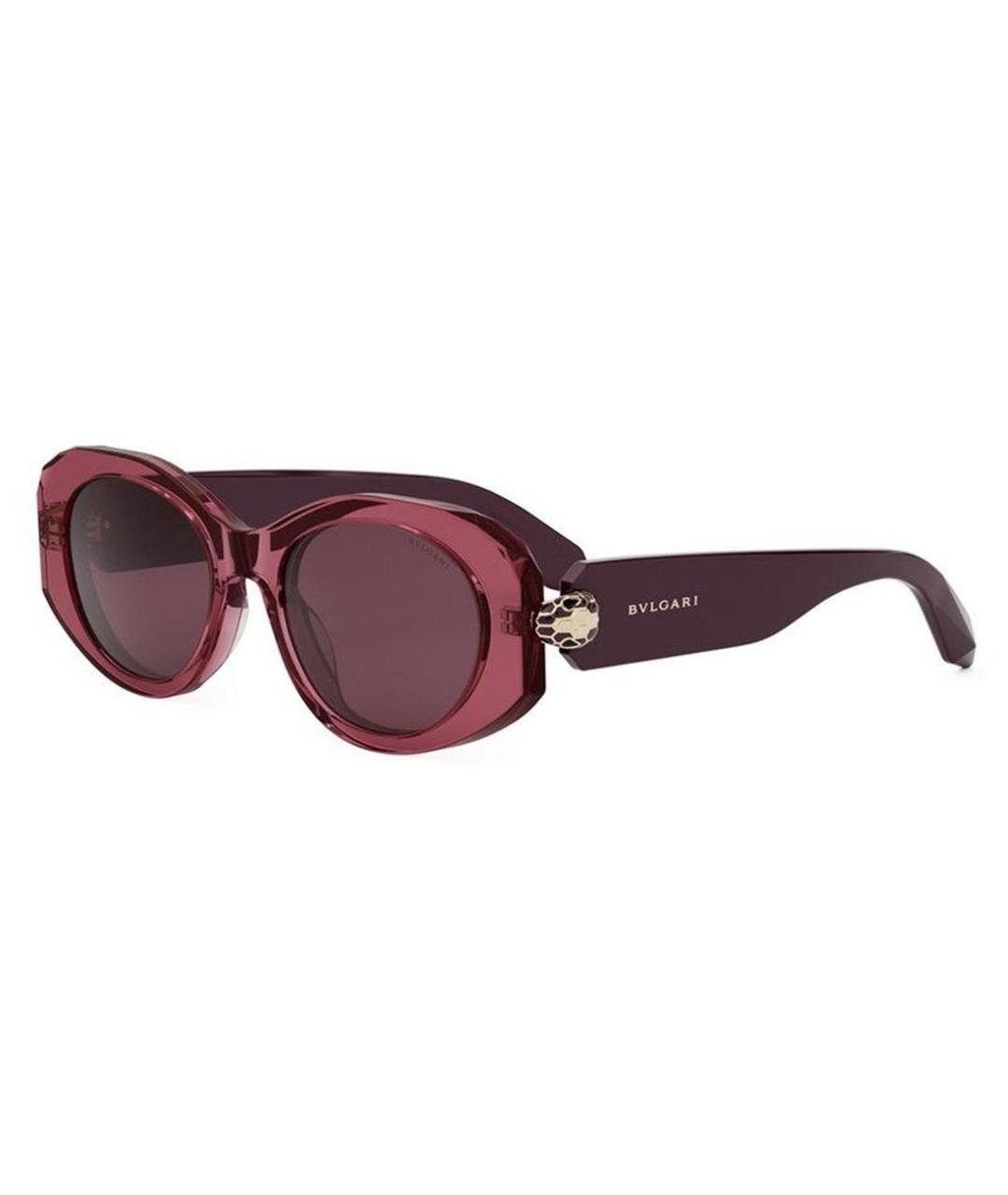BVLGARI Бордовые солнцезащитные очки, фото 1