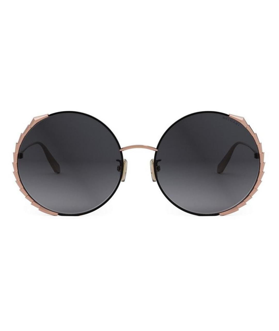 BVLGARI Серые металлические солнцезащитные очки, фото 2