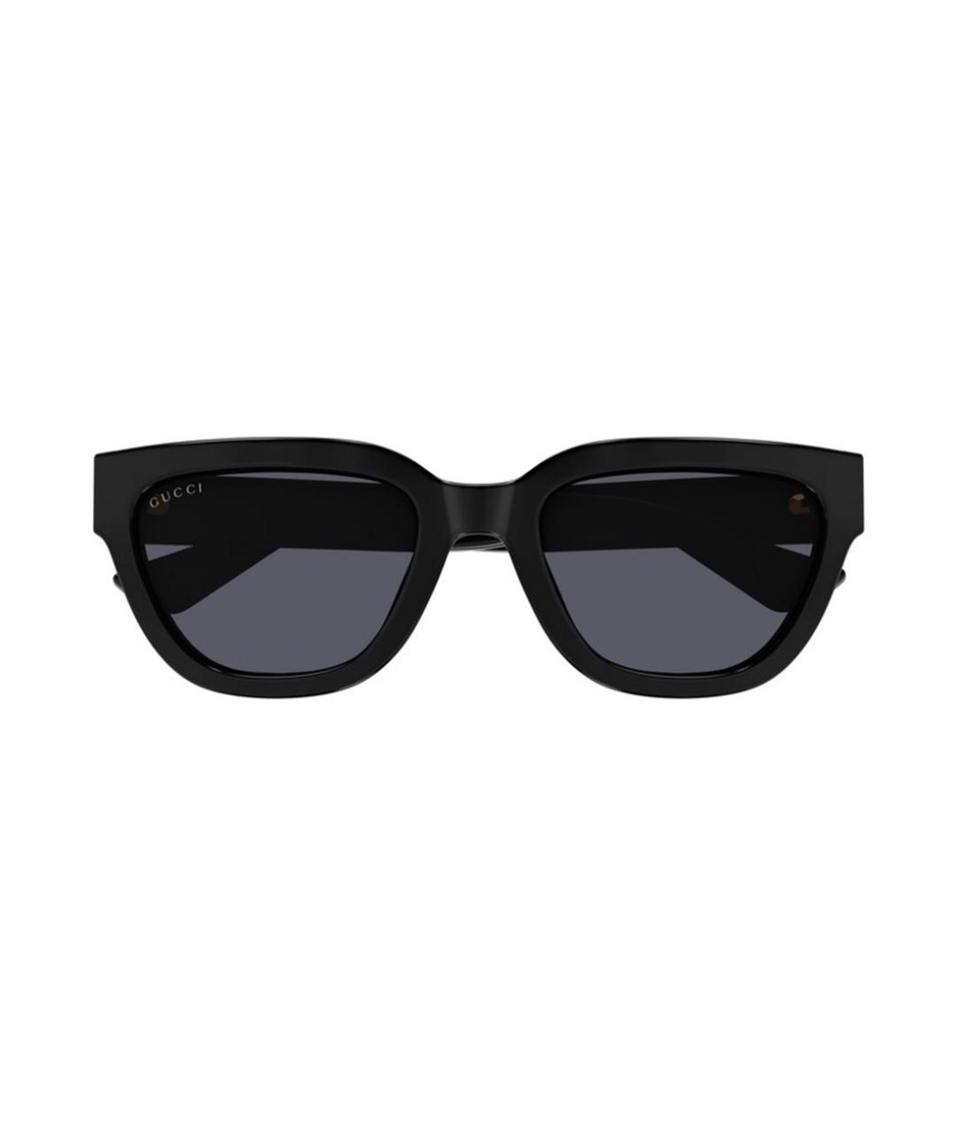 GUCCI Черные пластиковые солнцезащитные очки, фото 2