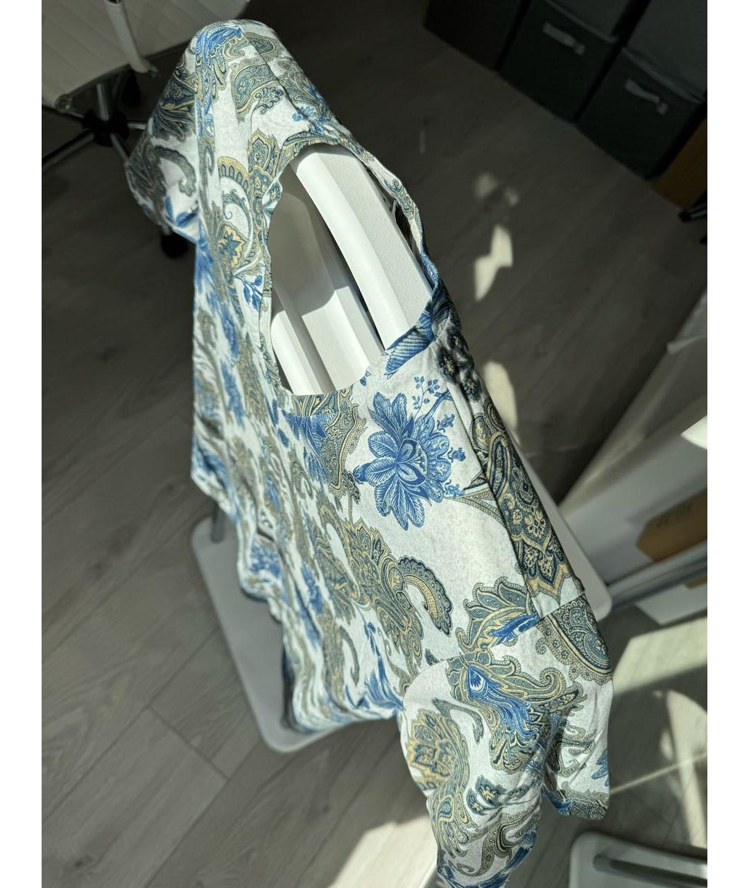 ETRO Бежевая хлопковая футболка, фото 5