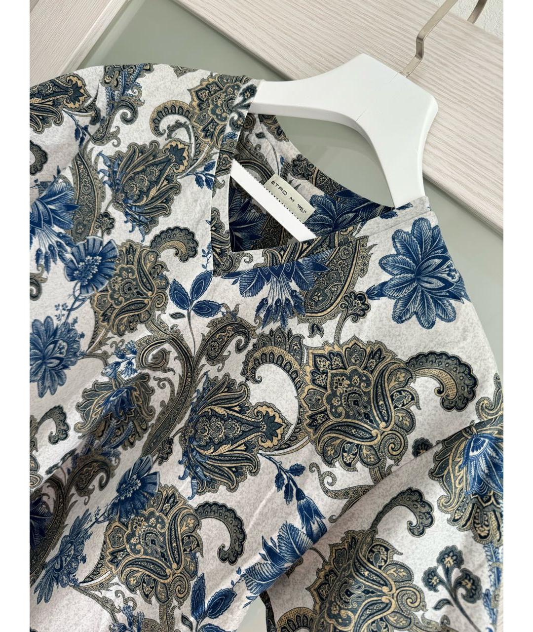 ETRO Бежевая хлопковая футболка, фото 3