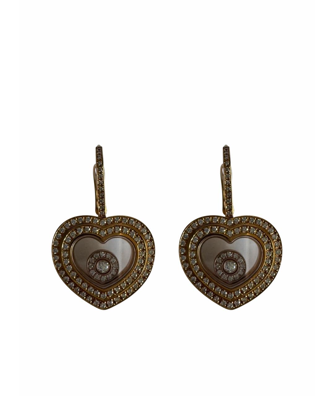 CHOPARD Золотые серьги из розового золота, фото 1