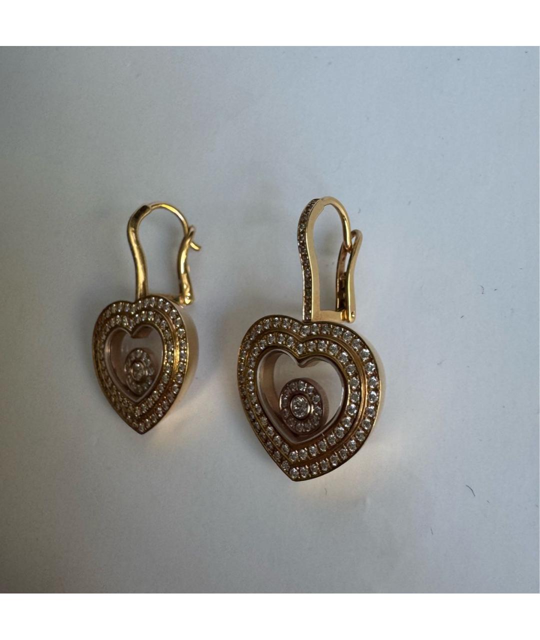 CHOPARD Золотые серьги из розового золота, фото 2