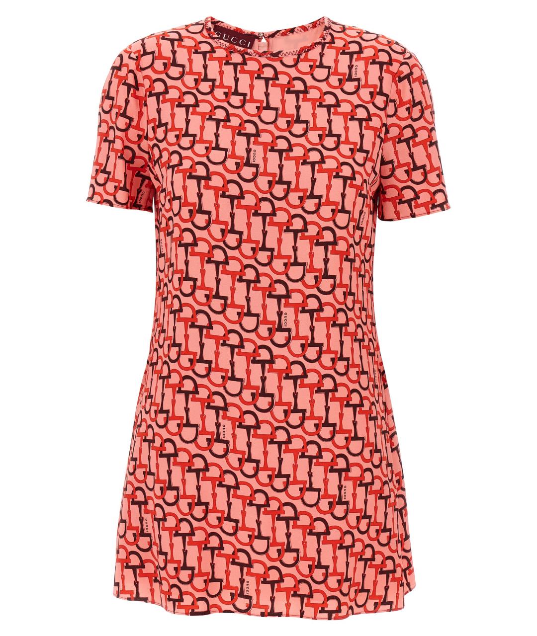 GUCCI Мульти вискозное повседневное платье, фото 1