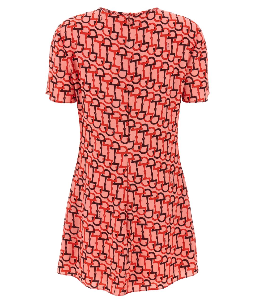 GUCCI Мульти вискозное повседневное платье, фото 2